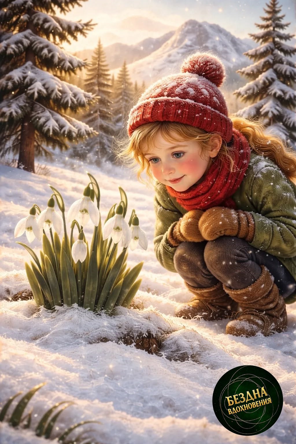 Обложка книги «Сказка о подснежниках для Мамы»