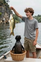 Обложка произведения На первую рыбалку