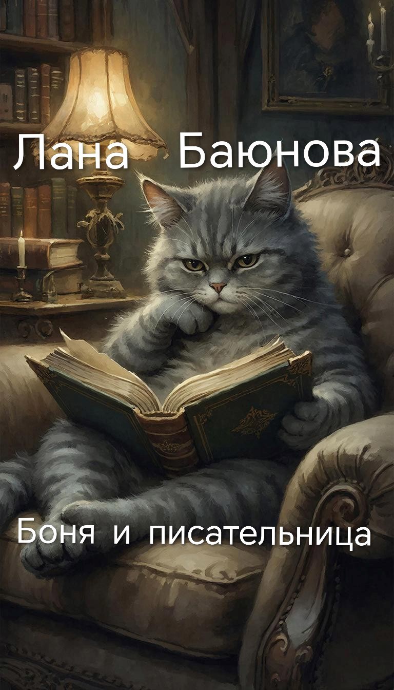 Обложка книги «Боня и писательница.»