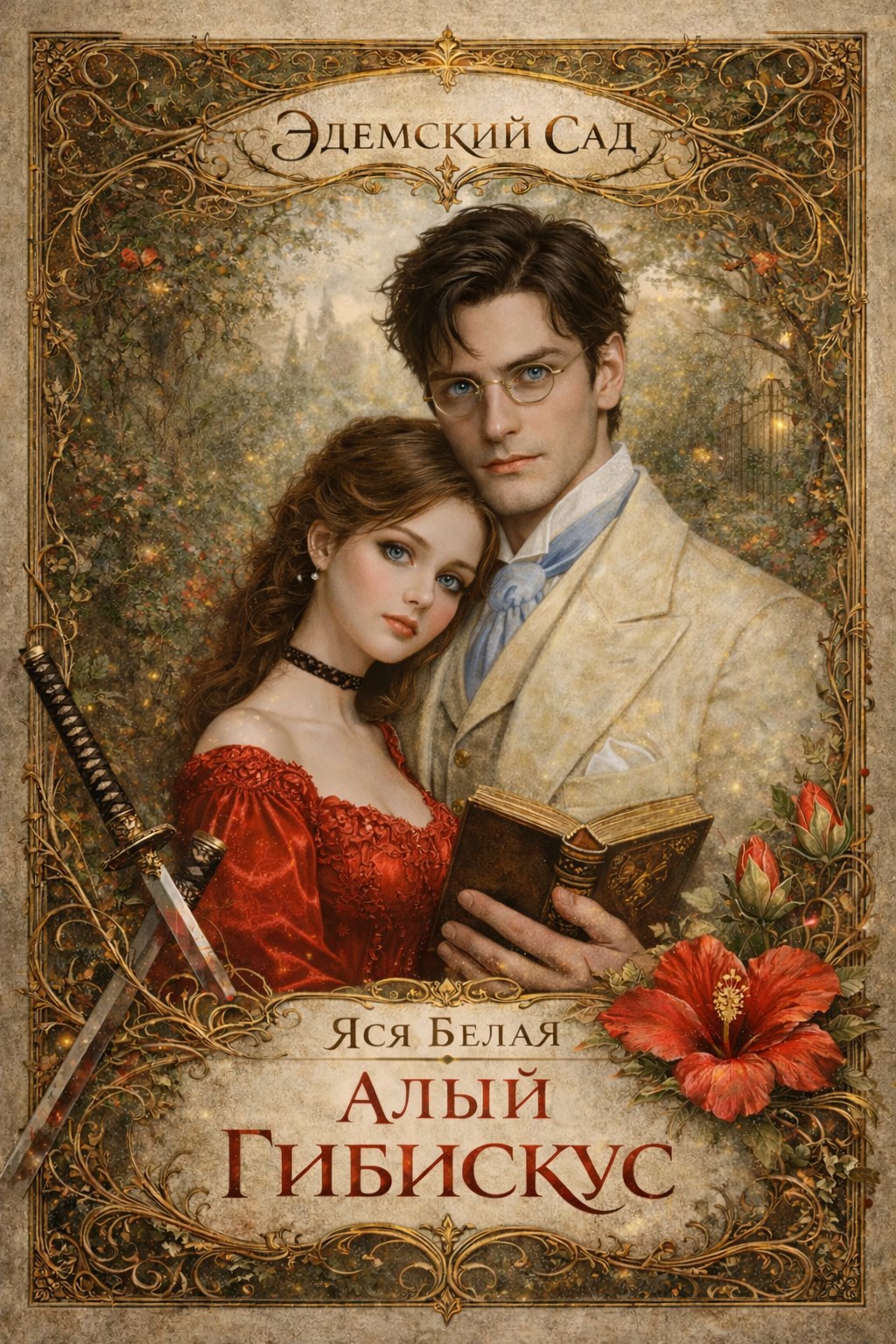 Обложка книги «Алый Гибискус»