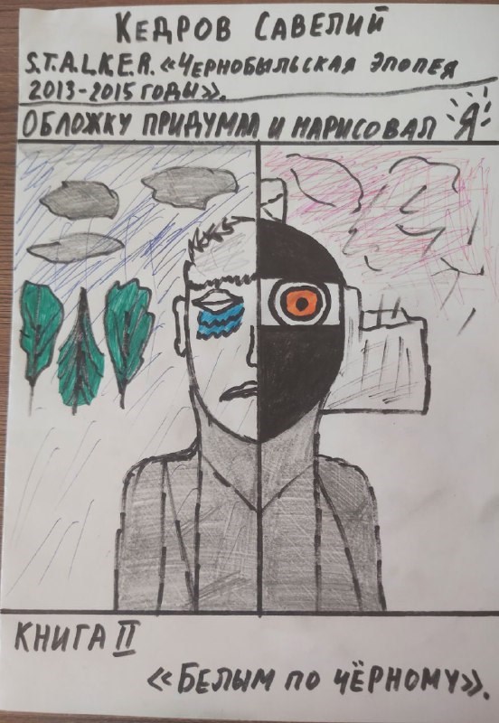 Обложка книги «Белым по чёрному»