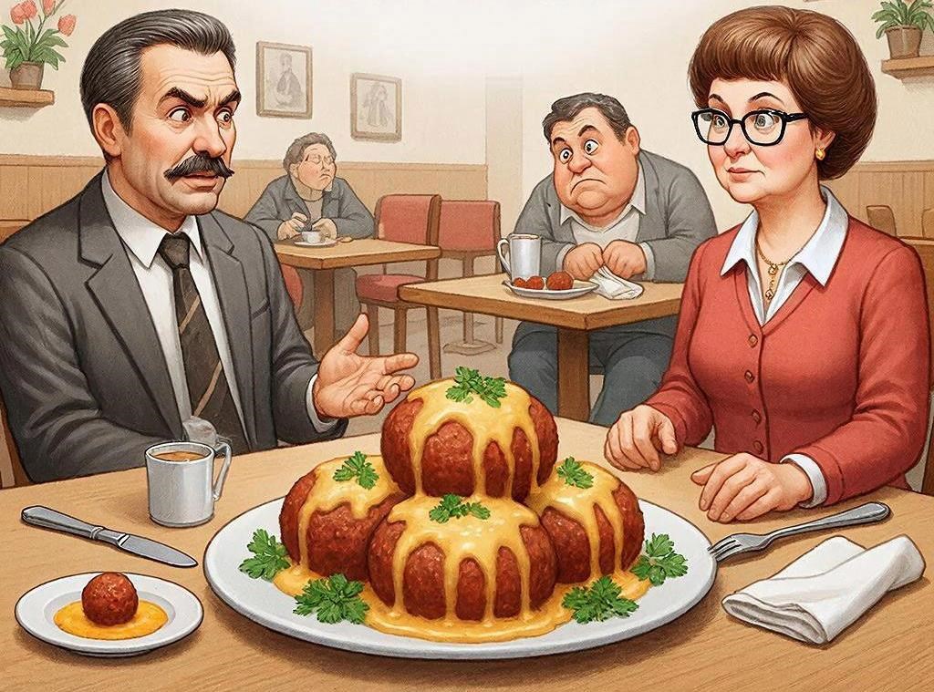 Обложка книги «Эпопея с тефтелями, или Битва за этикет»