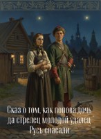 Обложка произведения Сказ о том, как попова дочь да стрелец молодой удалец Русь спасали