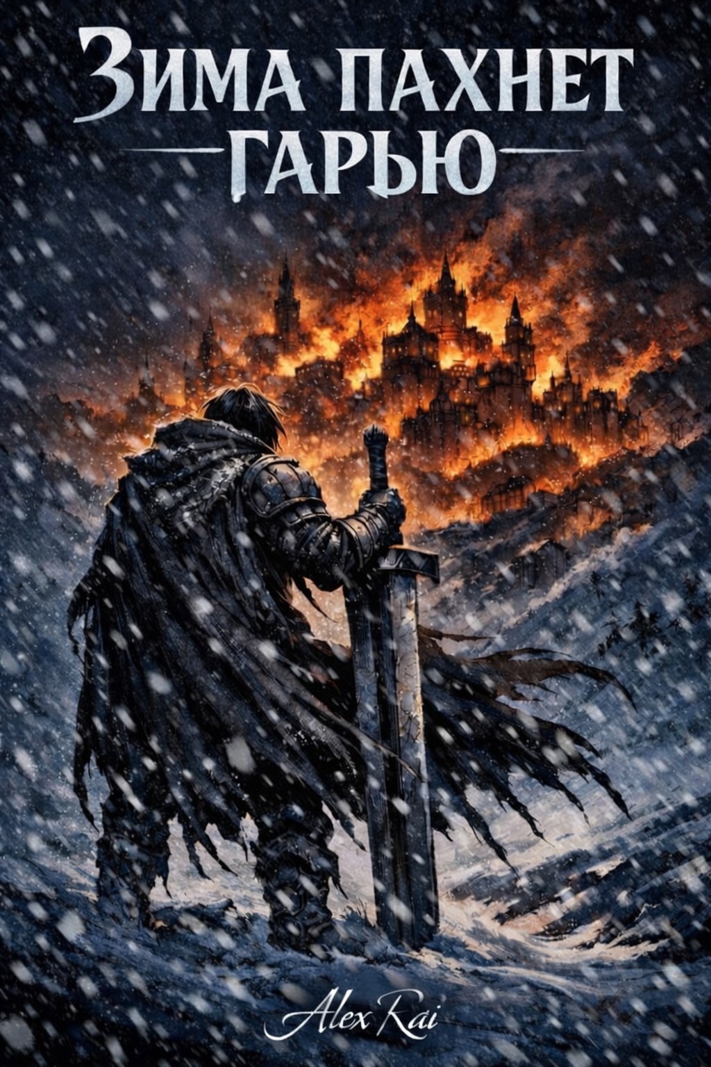 Обложка книги «Зима Пахнет Гарью»