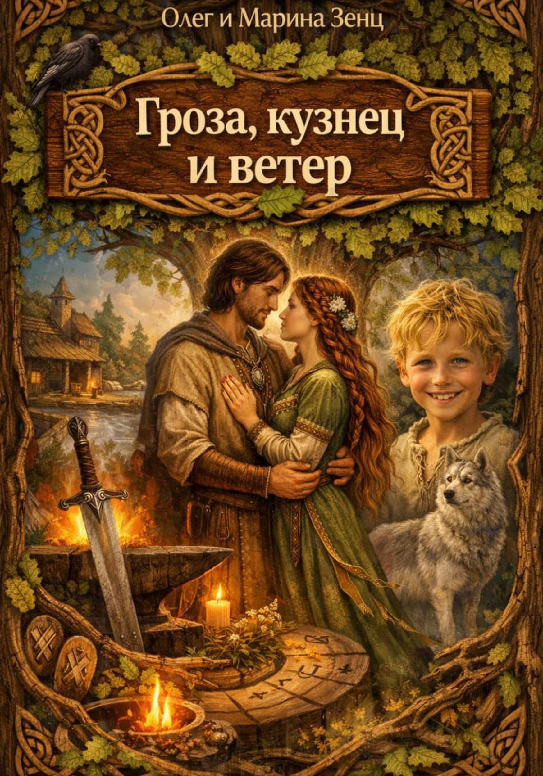 Обложка книги «Гроза, кузнец и ветер»
