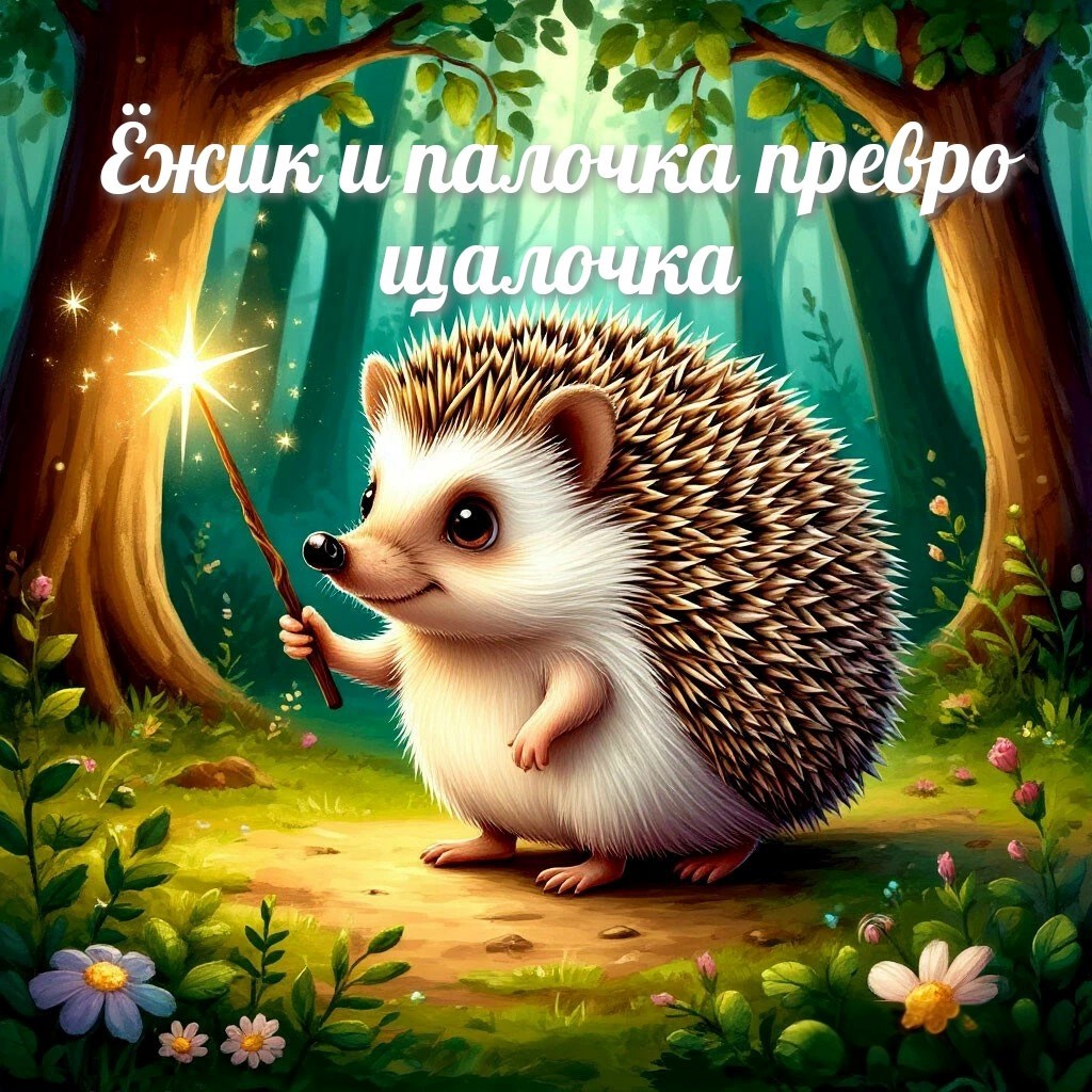 Обложка книги «Ёжик и палочка преврощалочка»