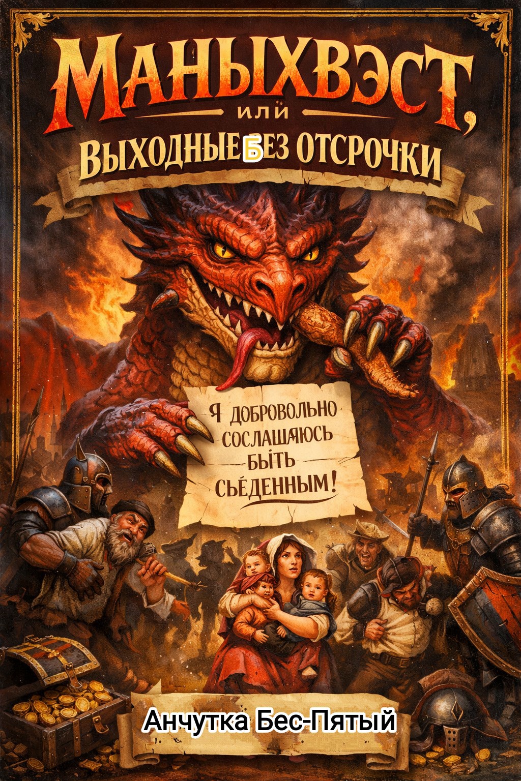 Обложка книги «Маныхвэст, или Выходные без отсрочки»