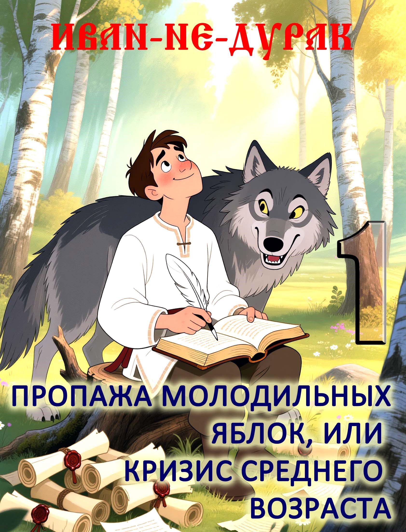 Обложка книги «Иван-не-дурак. 1. Пропажа молодильных яблок или Кризис среднего возраста»