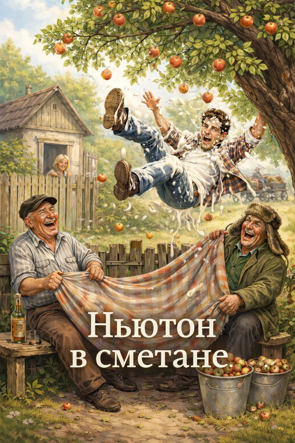 Обложка произведения Ньютон в сметане