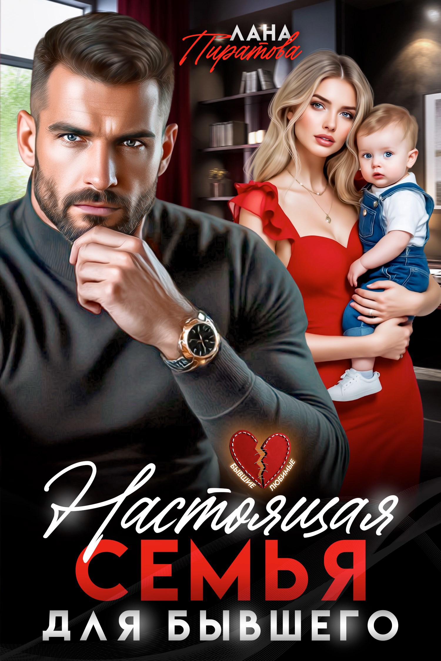 Обложка книги «Настоящая семья для бывшего»