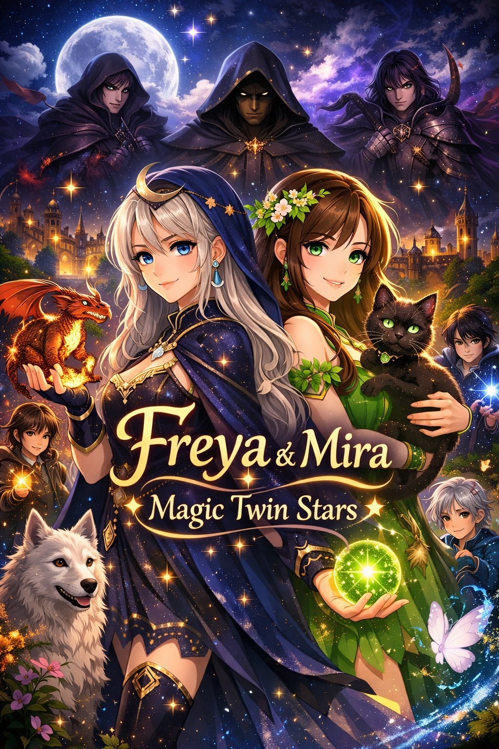 Обложка книги «ФРЕЯ И МИРА:МАГИЯ ДВОЙНЫХ ЗВЁЗД»