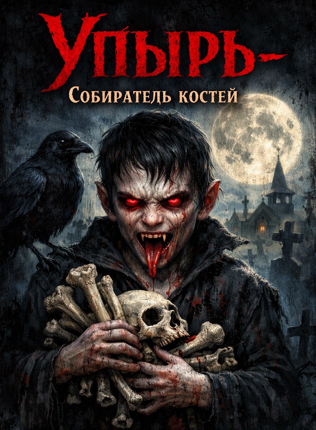 Обложка книги «Упырь - собиратель костей»