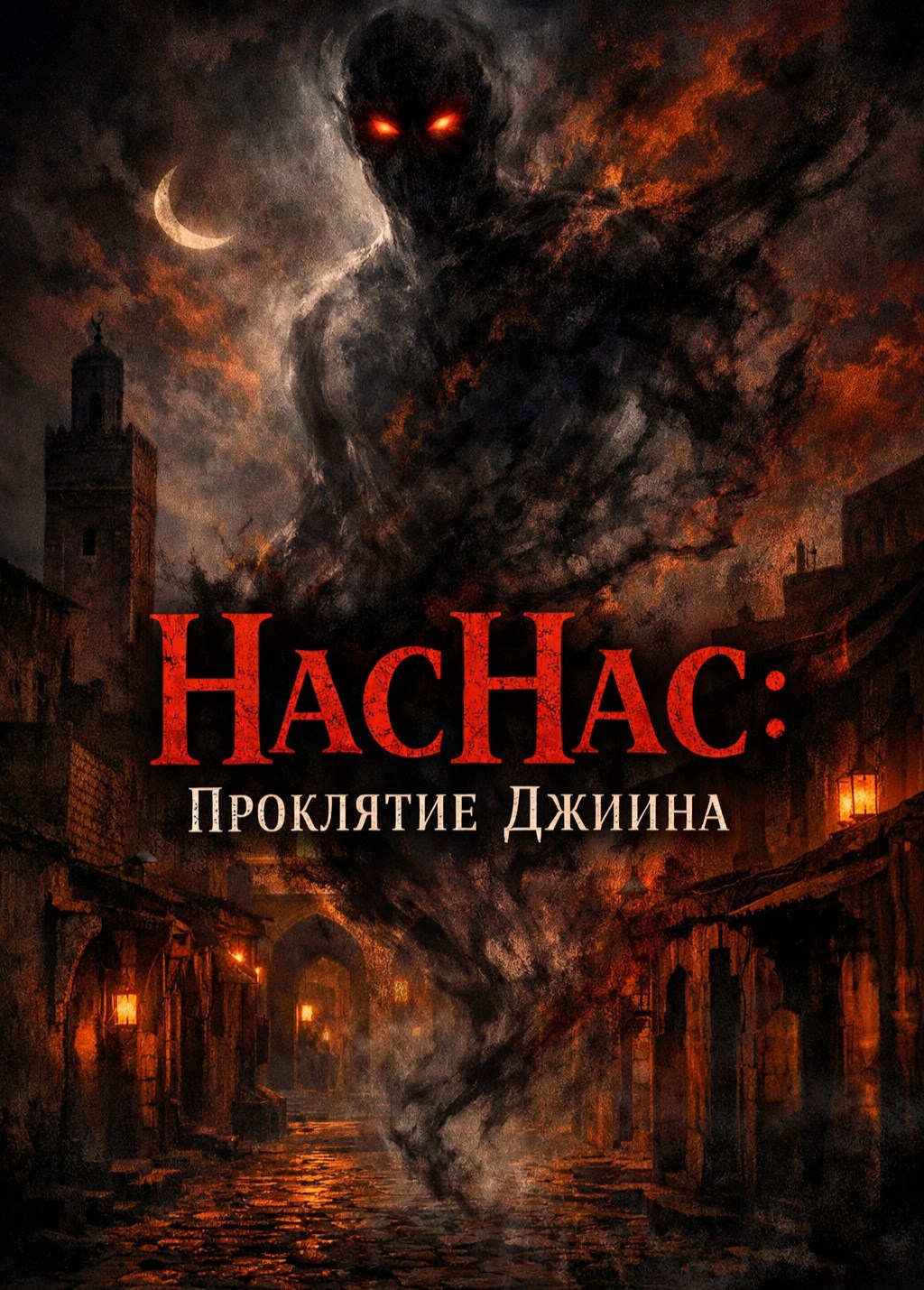 Обложка книги «НасНас: проклятие Джиина»