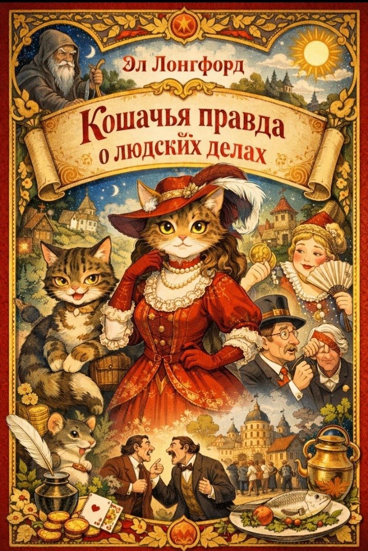 Обложка книги «Кошачья правда о людских делах»