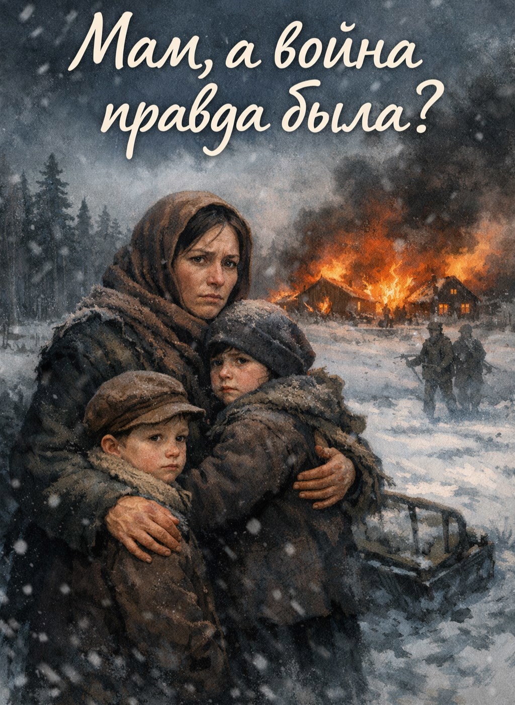 Обложка книги «Мам, а война правда была?»