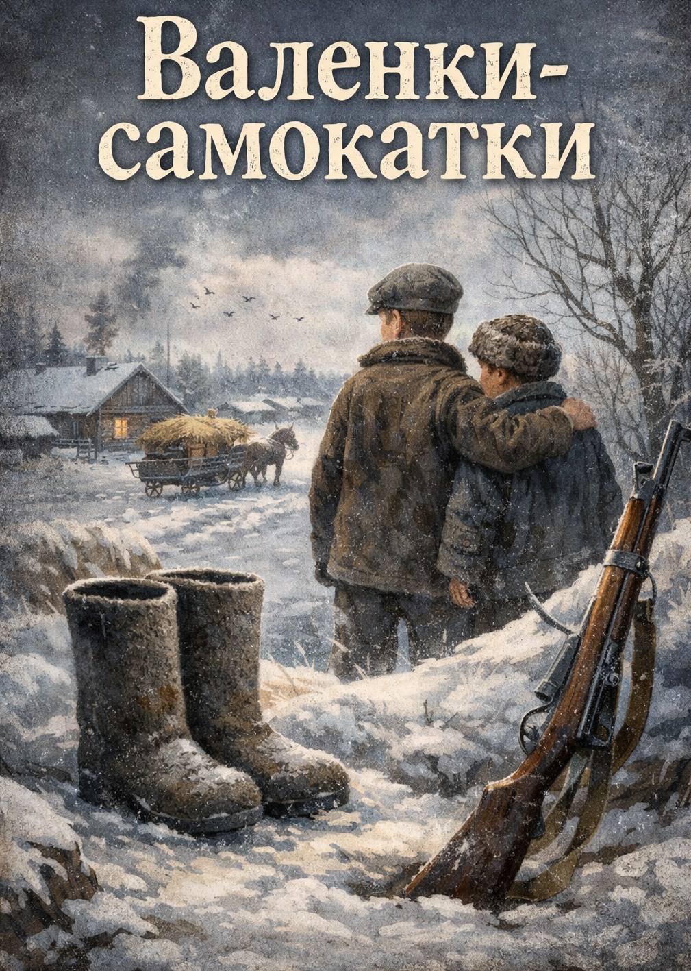 Обложка книги «Валенки-самокатки»