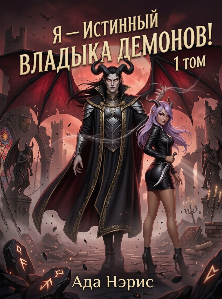 Обложка книги «Я - Истинный Владыка демонов! 1 том»