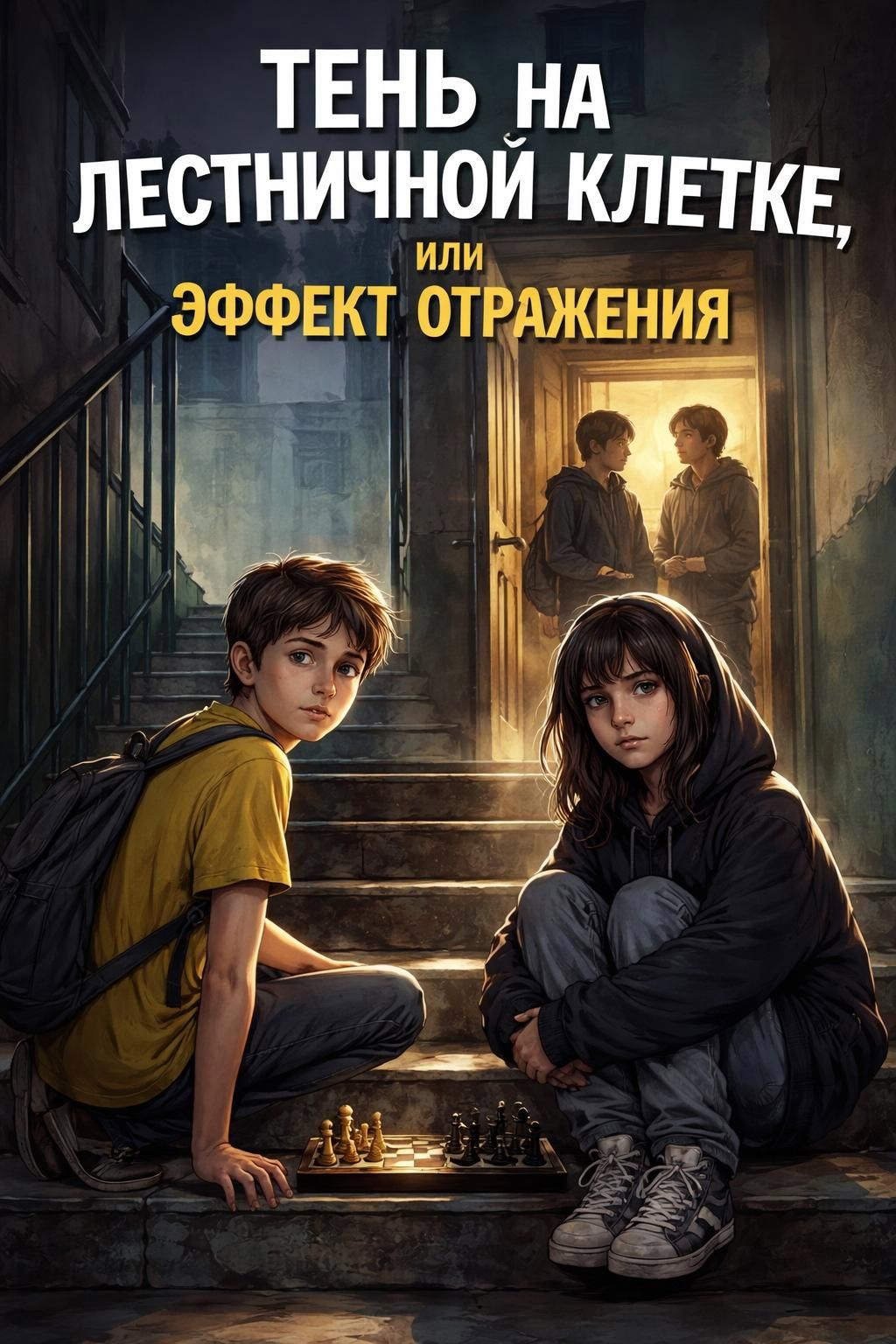Обложка книги «Тень на лестничной клетке, или Эффект отражения»