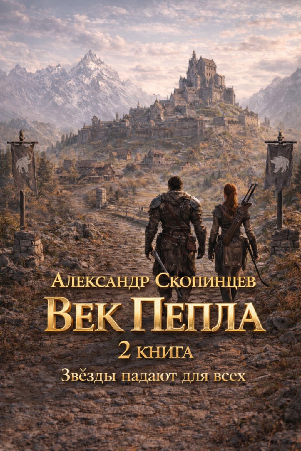 Обложка книги «Век Пепла 2: Звёзды падают для всех»