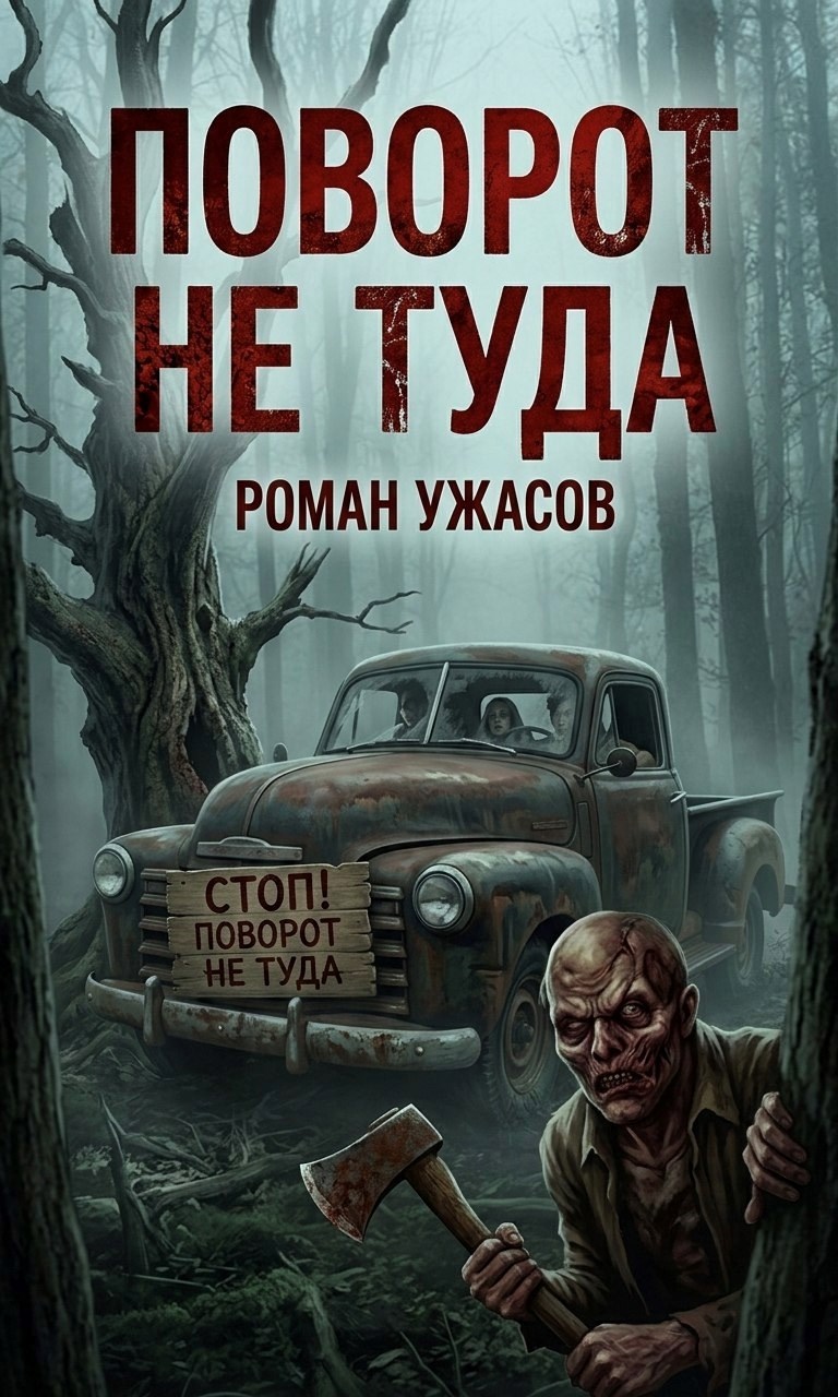Обложка книги «Поворот не туда: Шепот Пустоши»