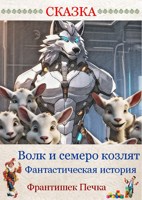 Обложка произведения Волк и семеро козлят . Фантастическая история