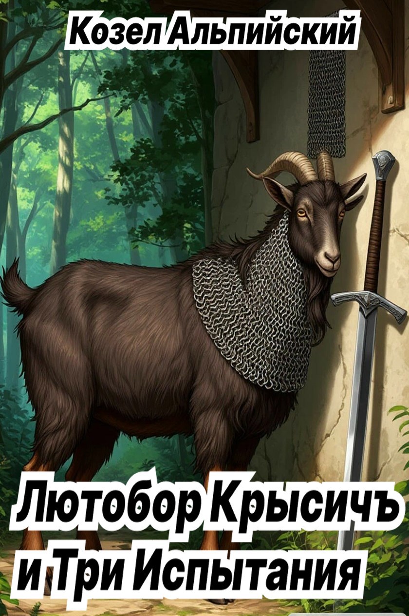 Обложка книги «Лютобор Крысичъ и Три Испытания»