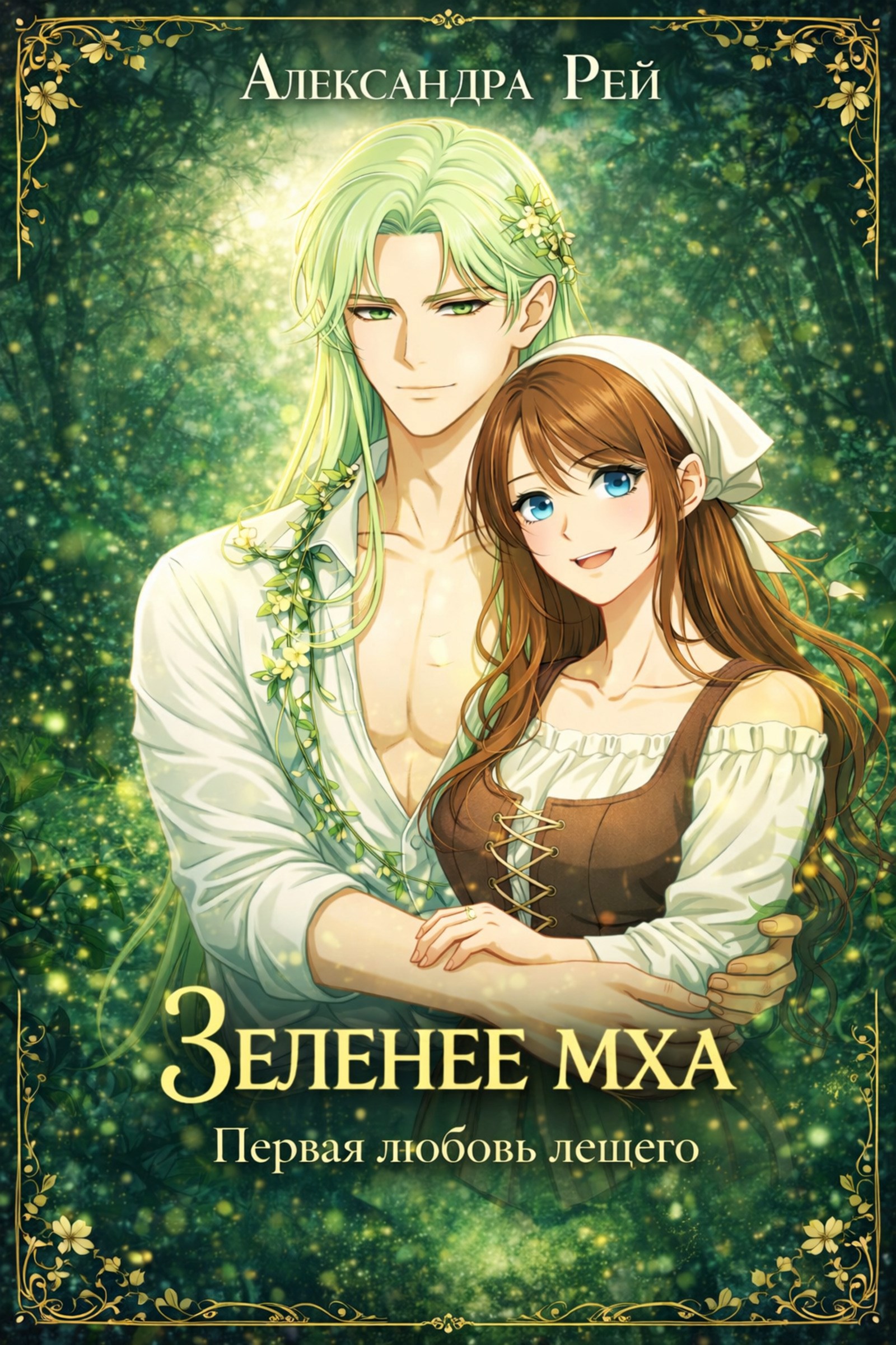 Обложка книги «Зеленее мха.Первая любовь лешего»