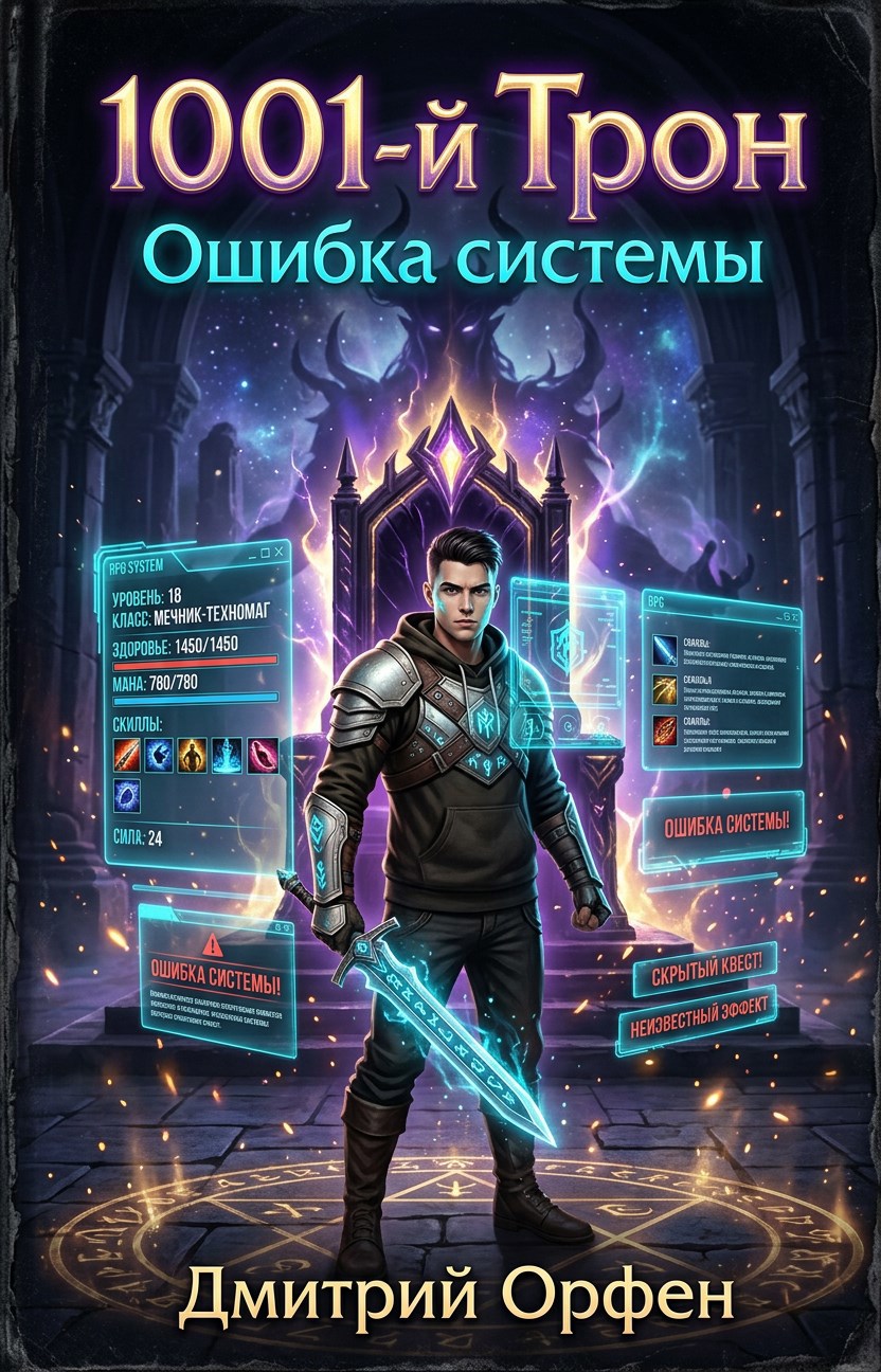 Обложка книги «1001-й Трон. Ошибка системы»