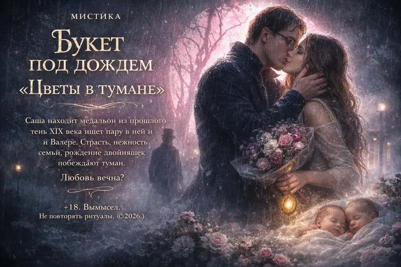 Обложка книги «Букет. Под дождём»