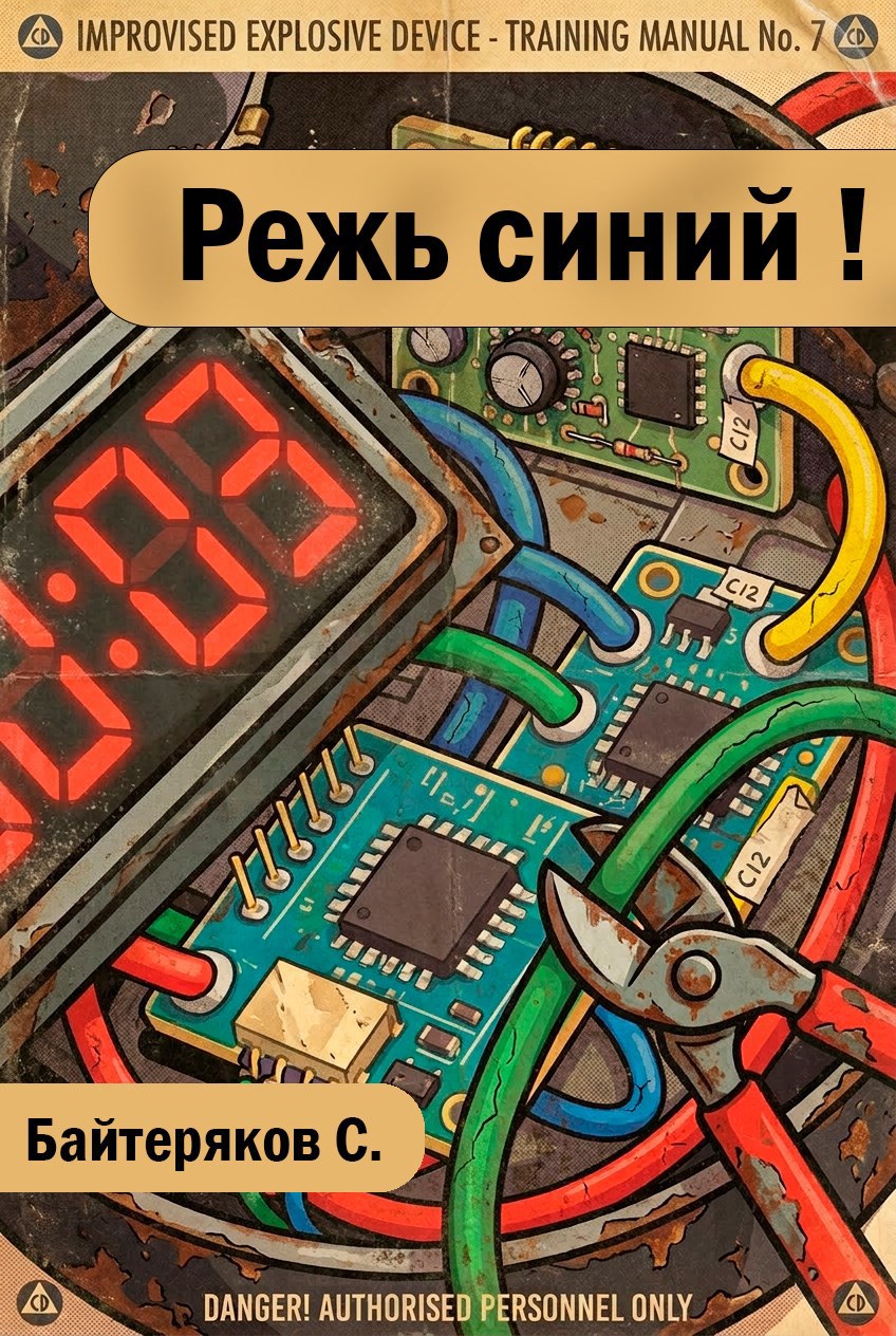 Обложка книги «Режь синий!»