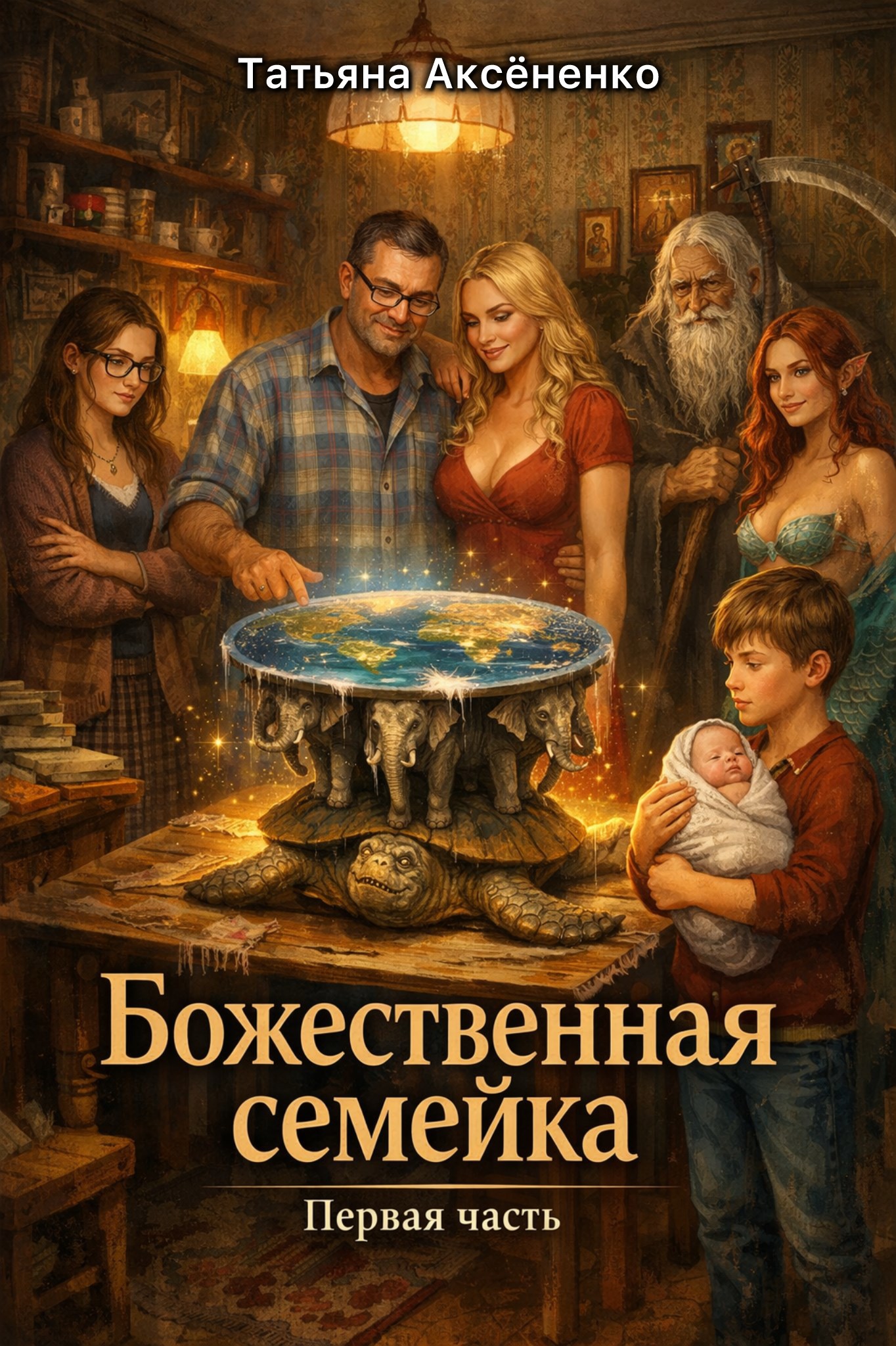 Обложка книги «Божественная семейка, 1 часть»