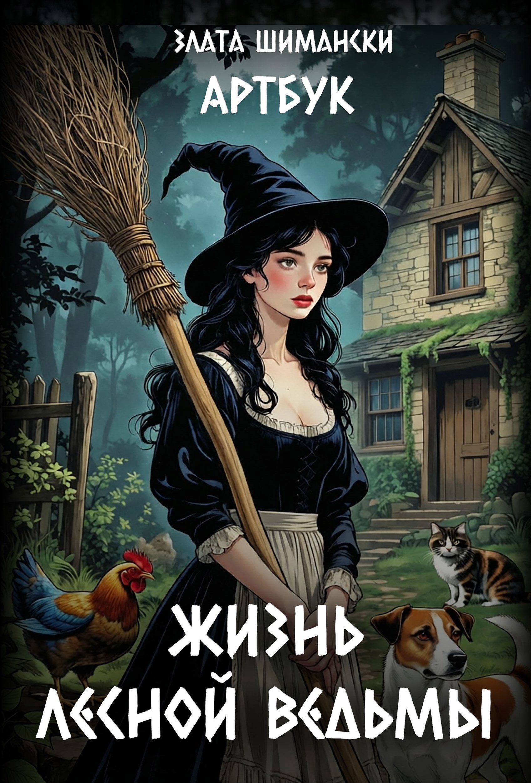 Обложка книги «Жизнь лесной ведьмы. Артбук»
