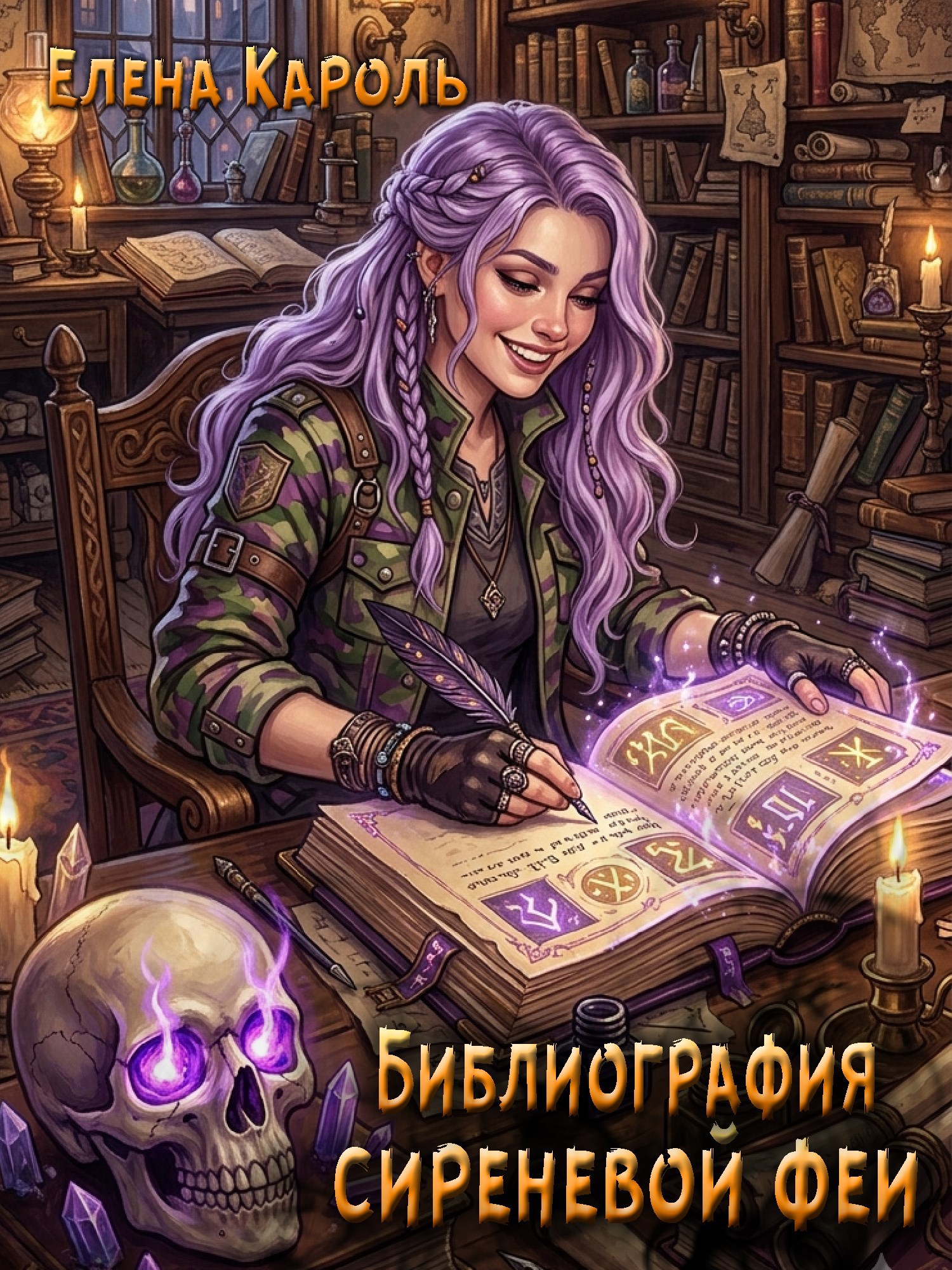 Обложка книги «Библиография сиреневой феи»