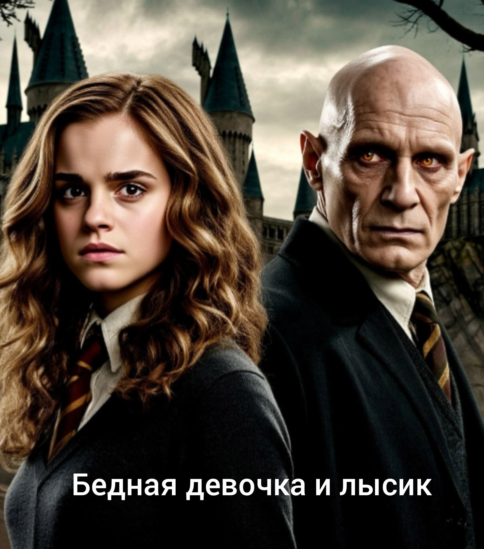 Обложка книги «Бедная девочка и лысик»