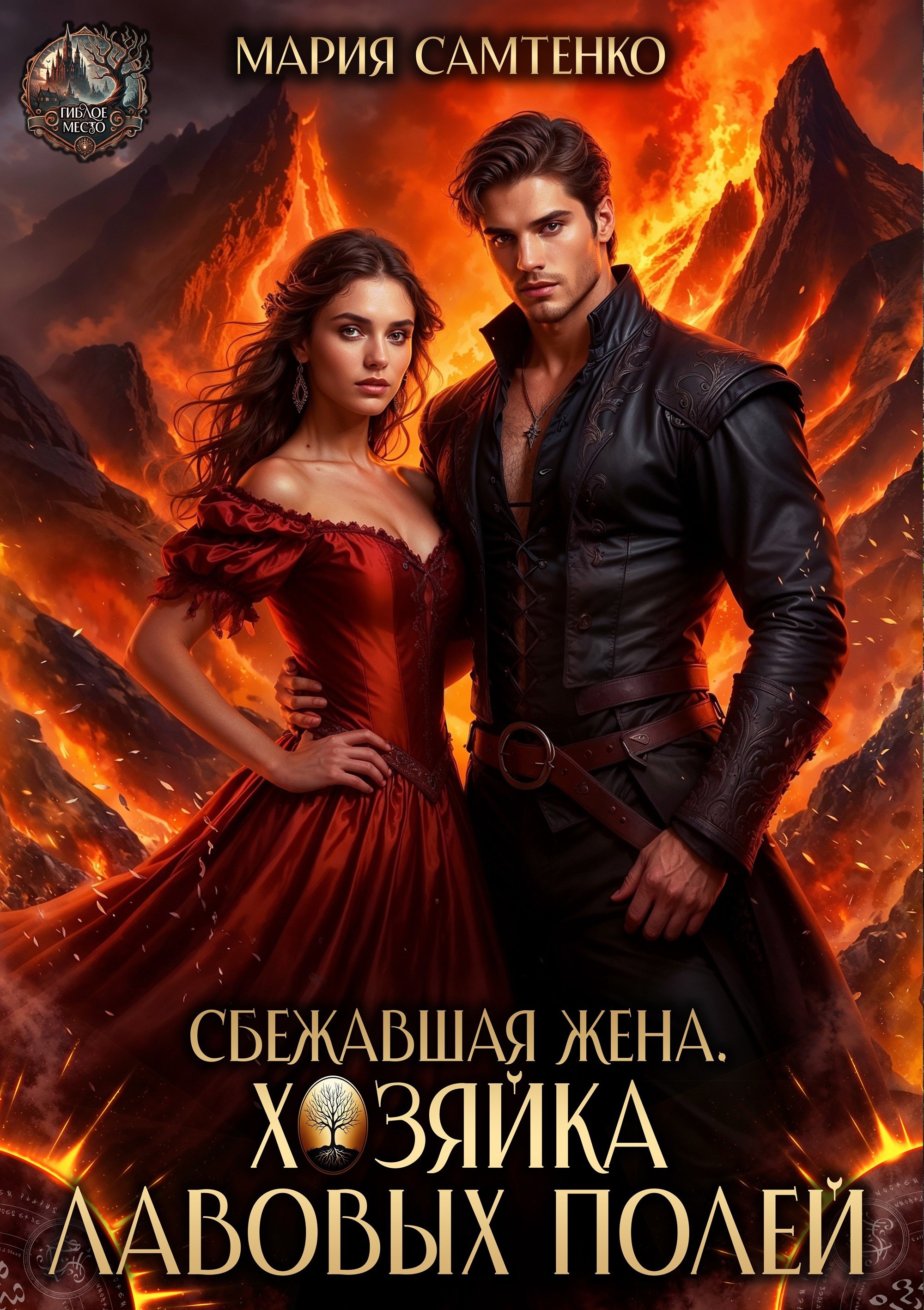 Обложка книги «Сбежавшая жена. Хозяйка лавовых полей»