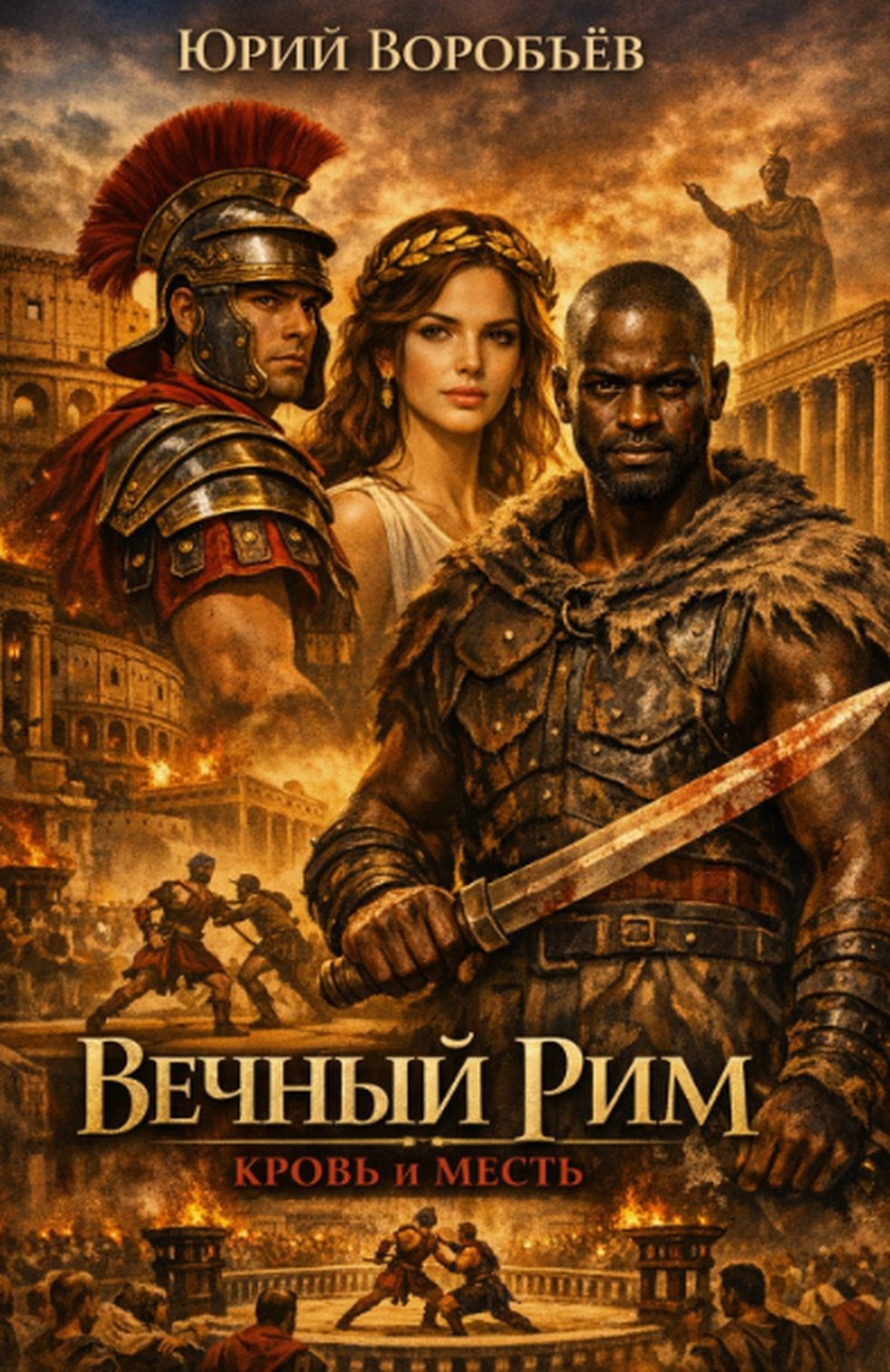 Обложка книги «Вечный Рим. Кровь и месть»