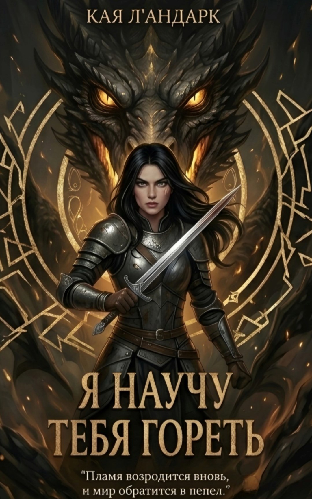 Обложка книги «Я научу тебя гореть»