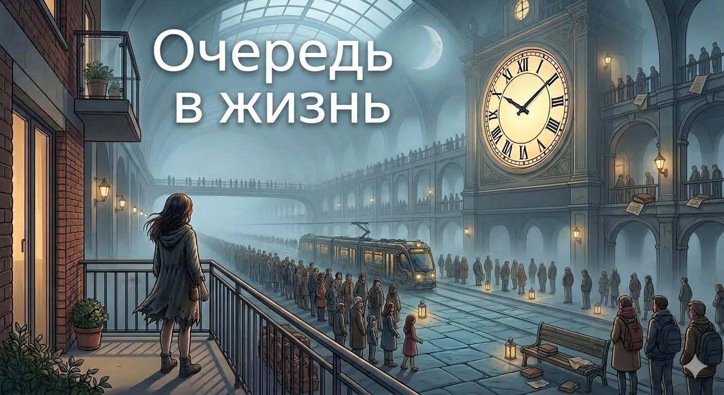 Обложка книги «Очередь в жизнь»