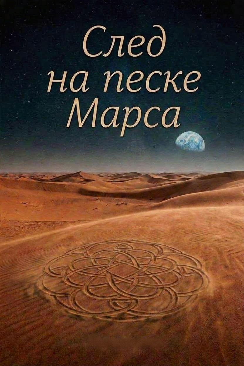 Обложка книги «След на песке Марса»