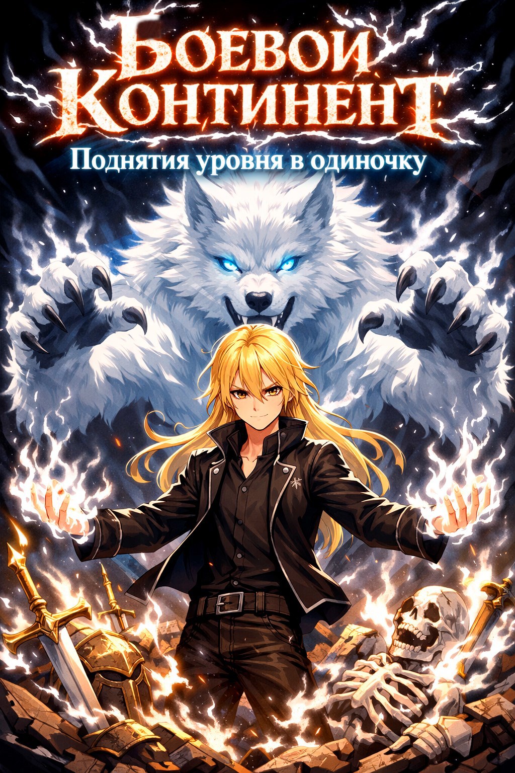 Обложка книги «Боевой Континент: Поднятия уровня в одиночку.»