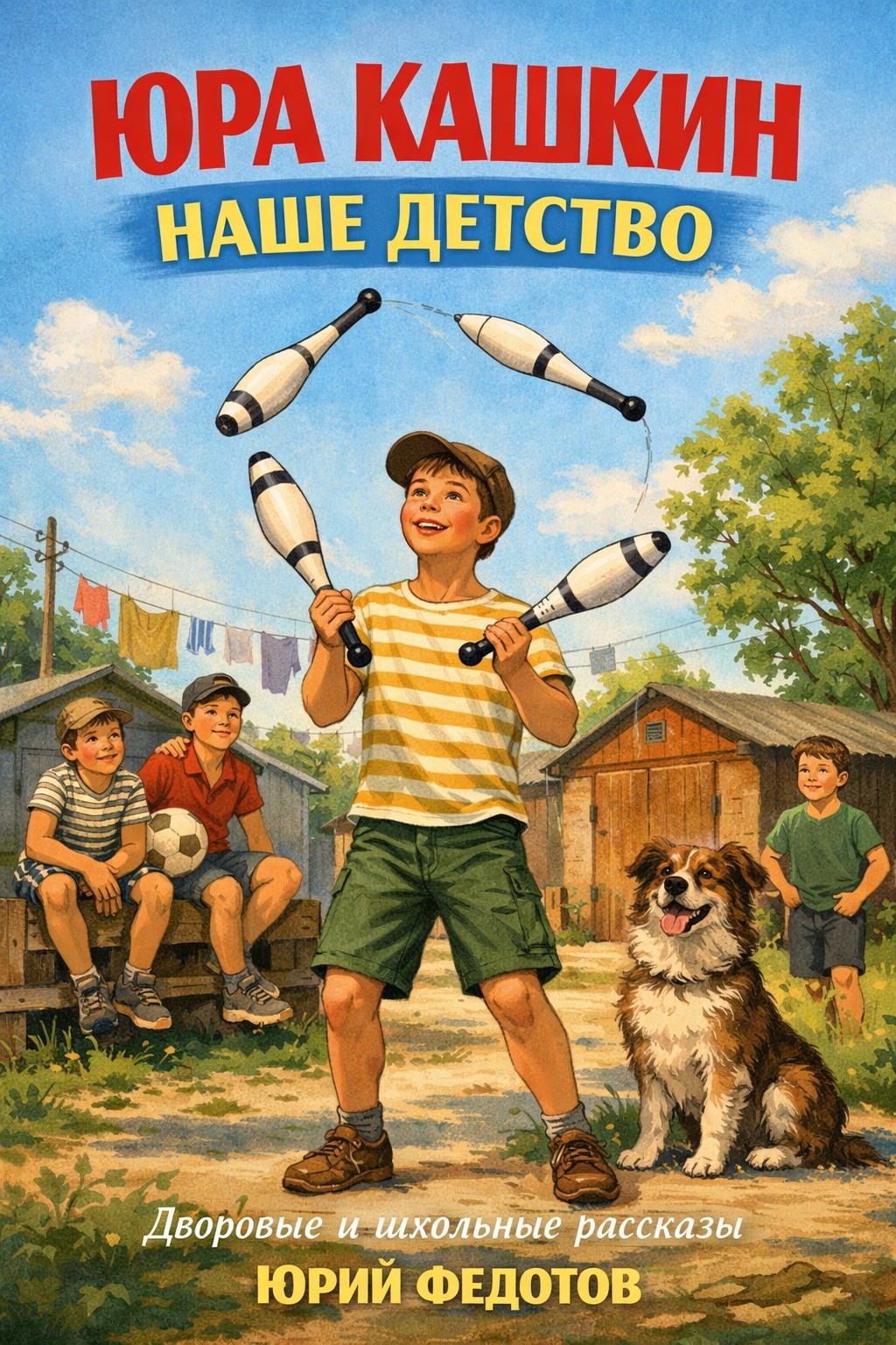 Обложка книги «Юра Кашкин. Наше детство»