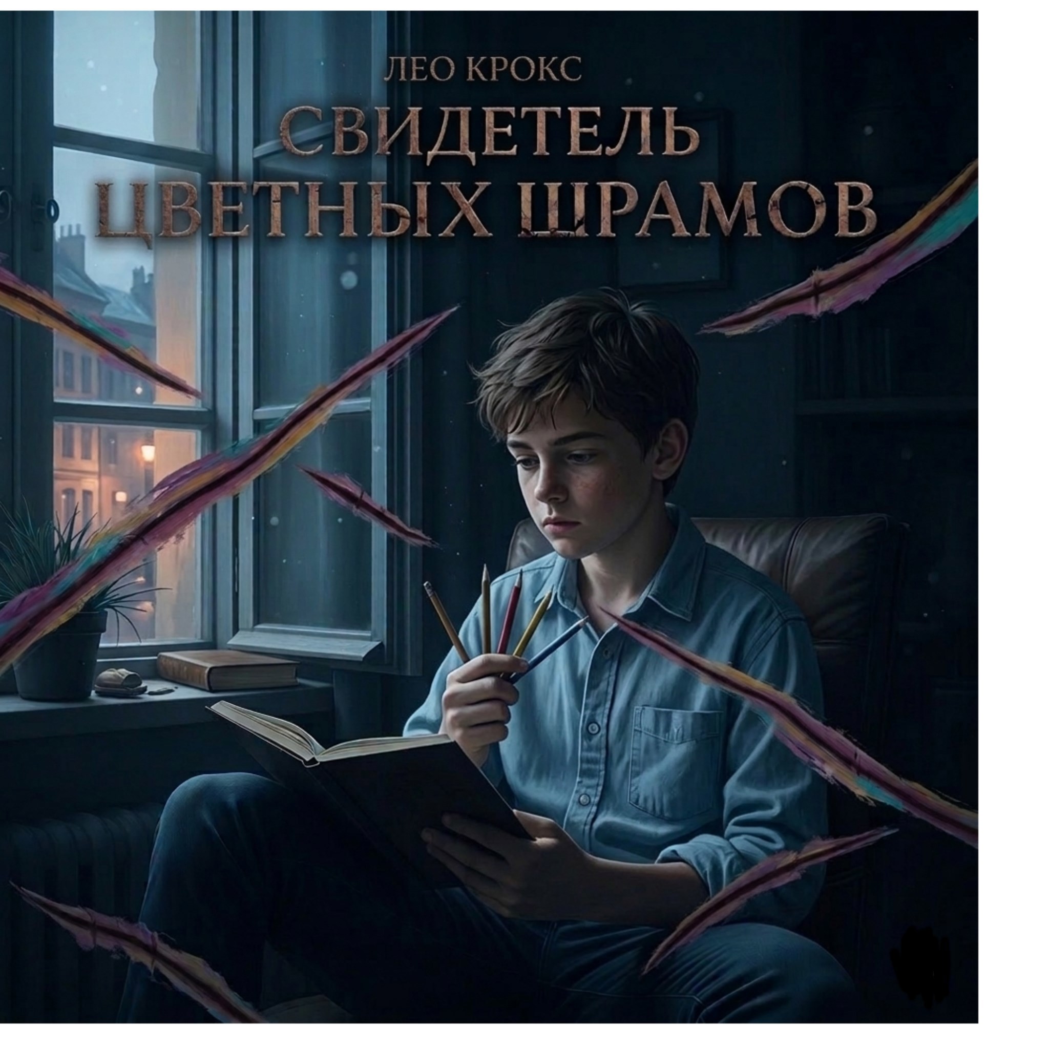 Обложка книги «Свидетель цветных шрамов»