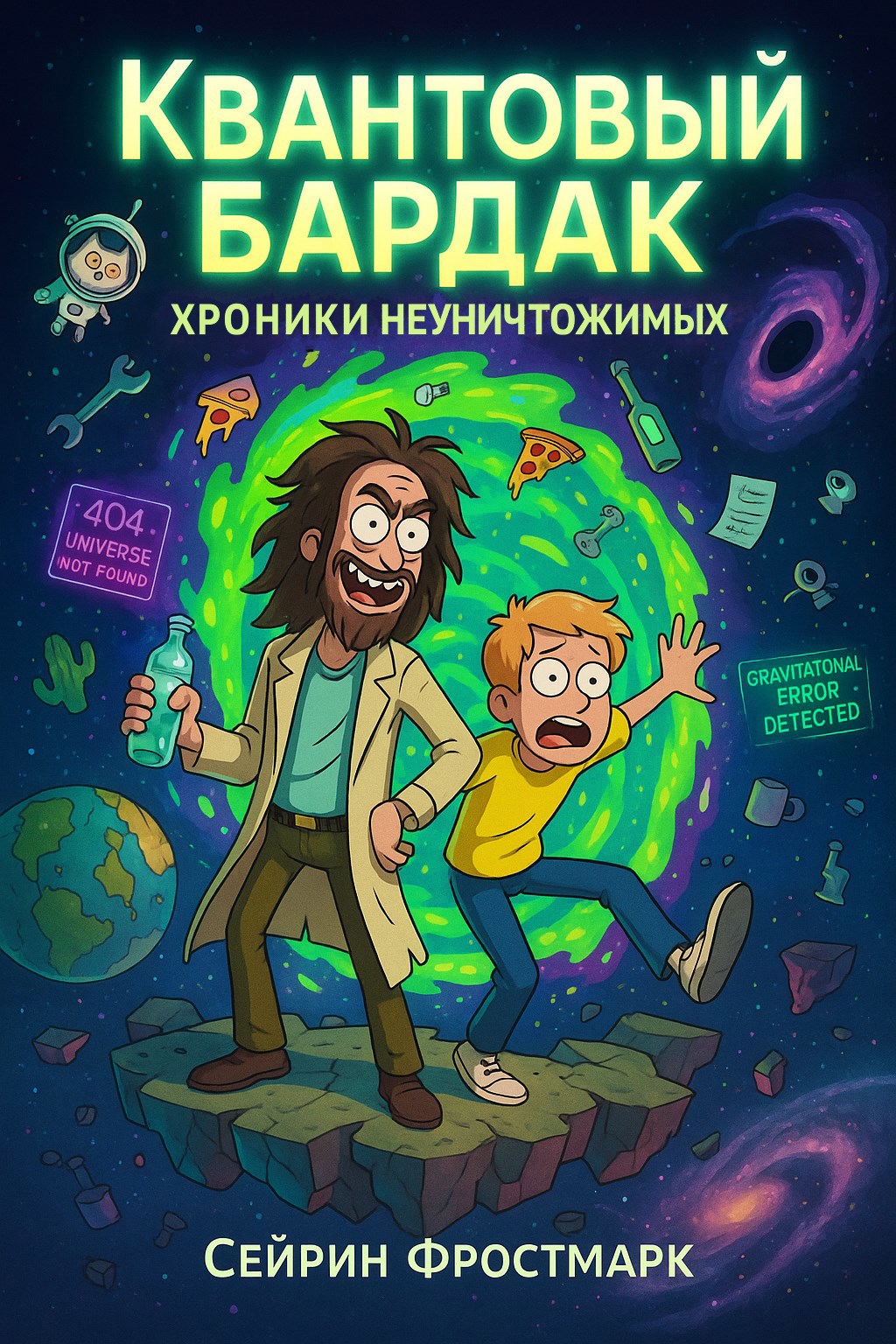 Обложка книги «Квантовый бардак - хроники неуничтожимых»