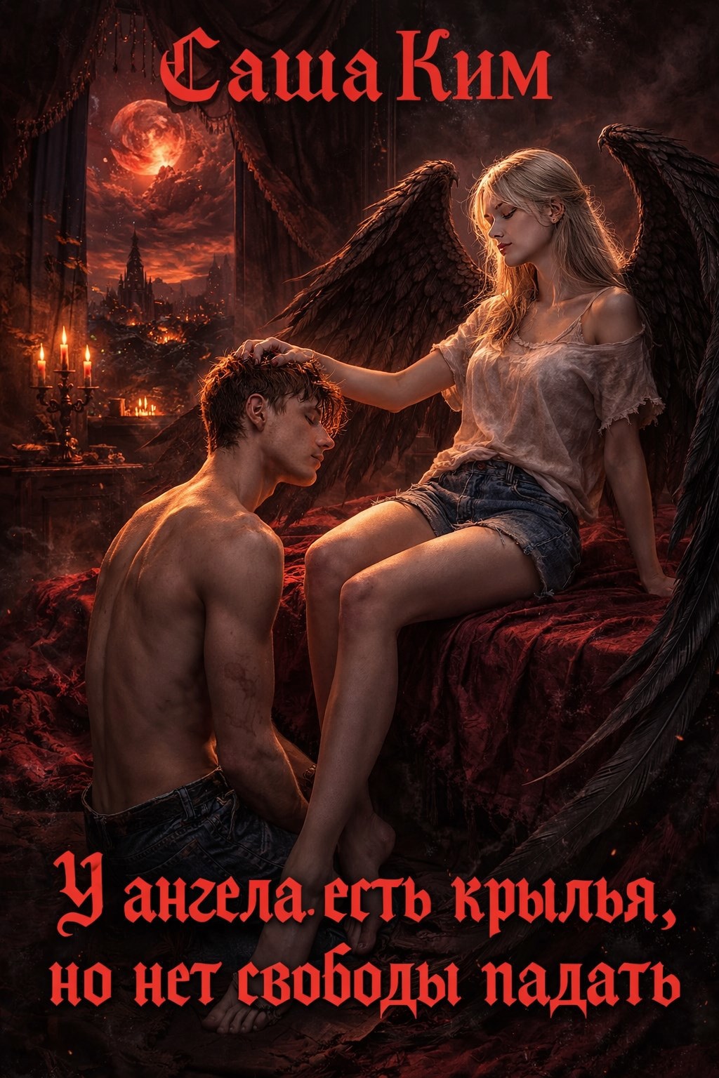 Обложка книги «У ангела есть крылья, но нет свободы падать»