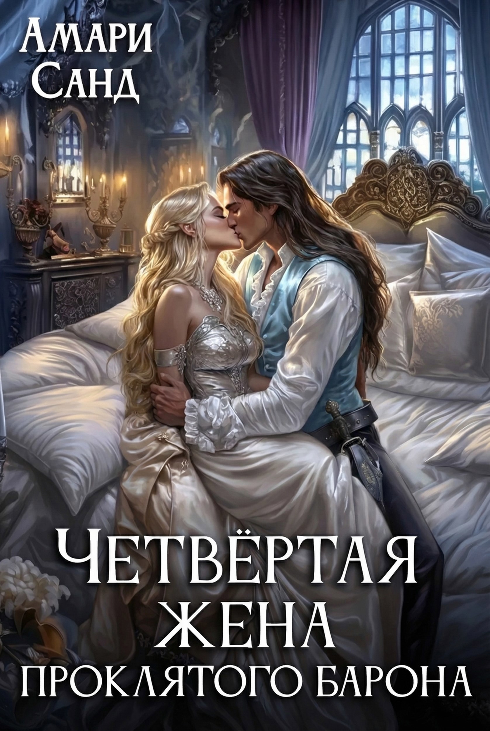 Обложка книги «Четвертая жена проклятого барона»