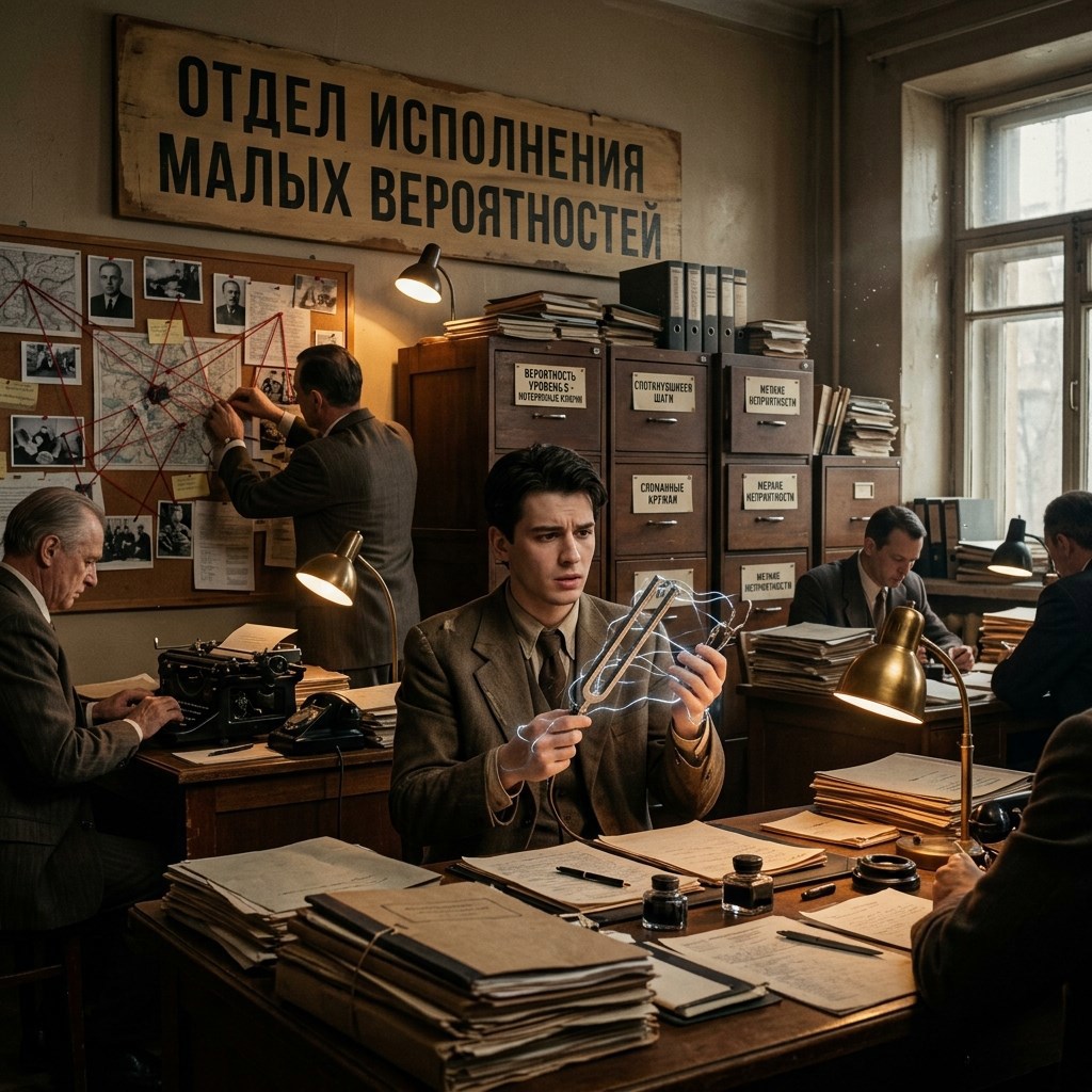 Обложка книги «Отдел Исполнения Малых Вероятностей»