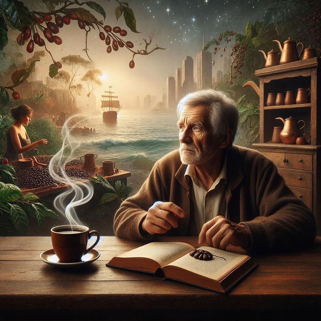 Обложка книги «Сказка, которую рассказало кофе»