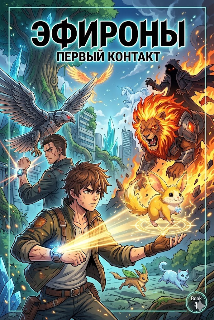 Обложка книги ««Эфироны: Первый контакт»»
