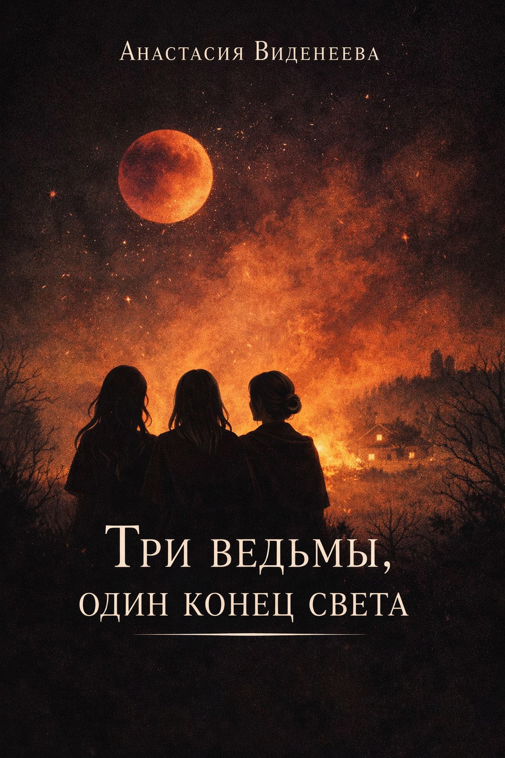Обложка книги «Три ведьмы, один конец света»