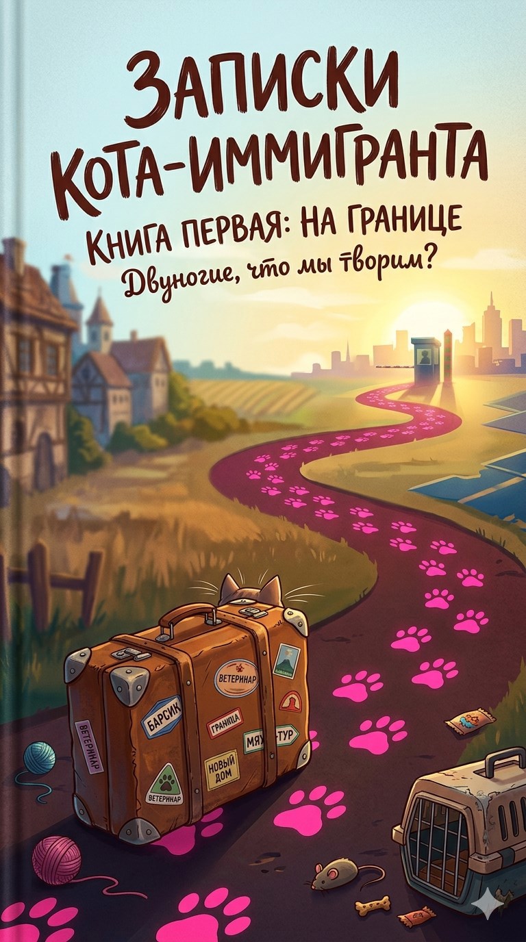 Обложка книги «Записки кота имигранта.»